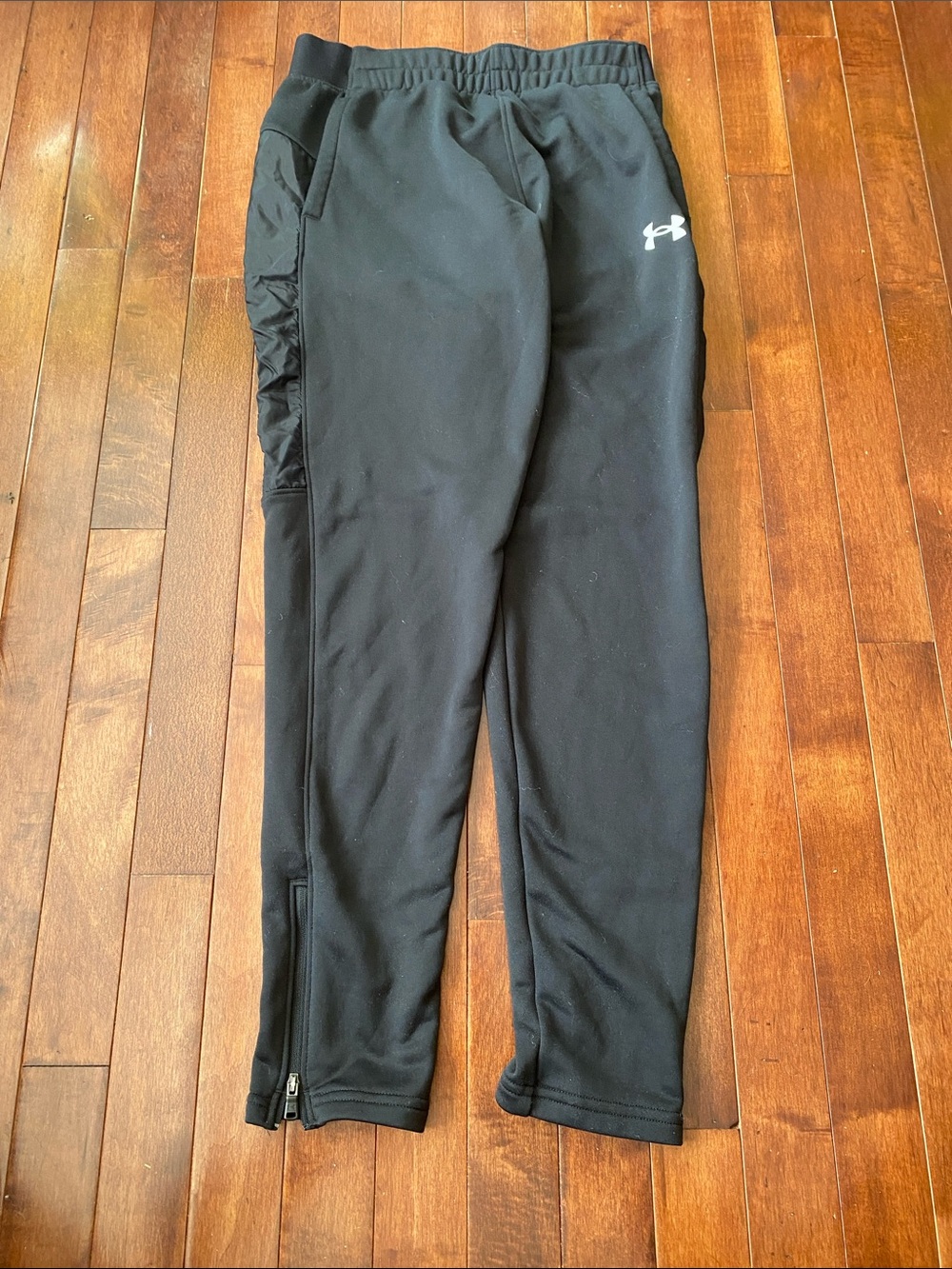 Under Armour Black Boys' Performance Joggers with Ankle Zips